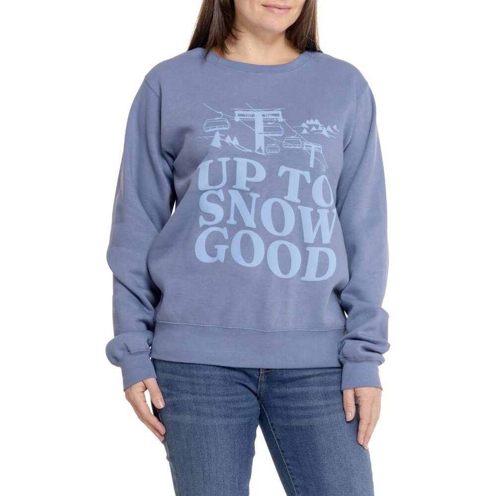 Up to Snow Good - Ski and Snowboard Crewneck Sweater